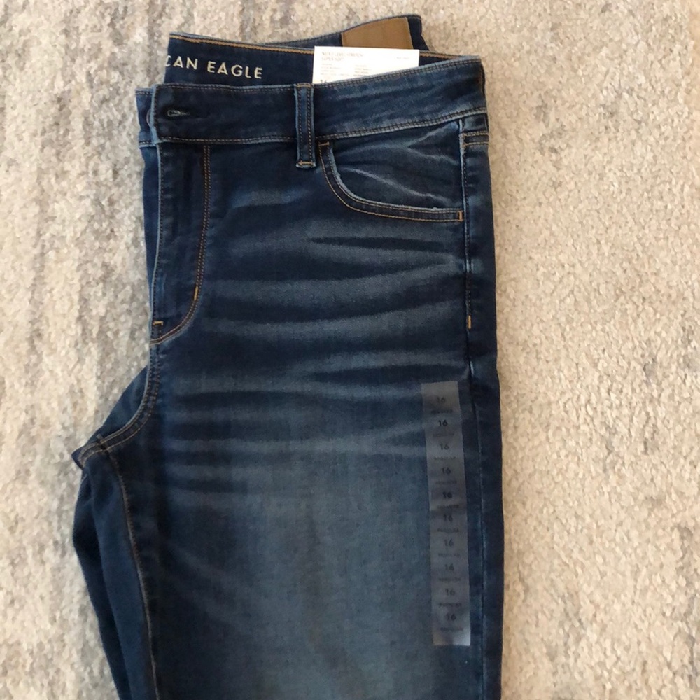 American Eagle Distressed Ripped Jeggings